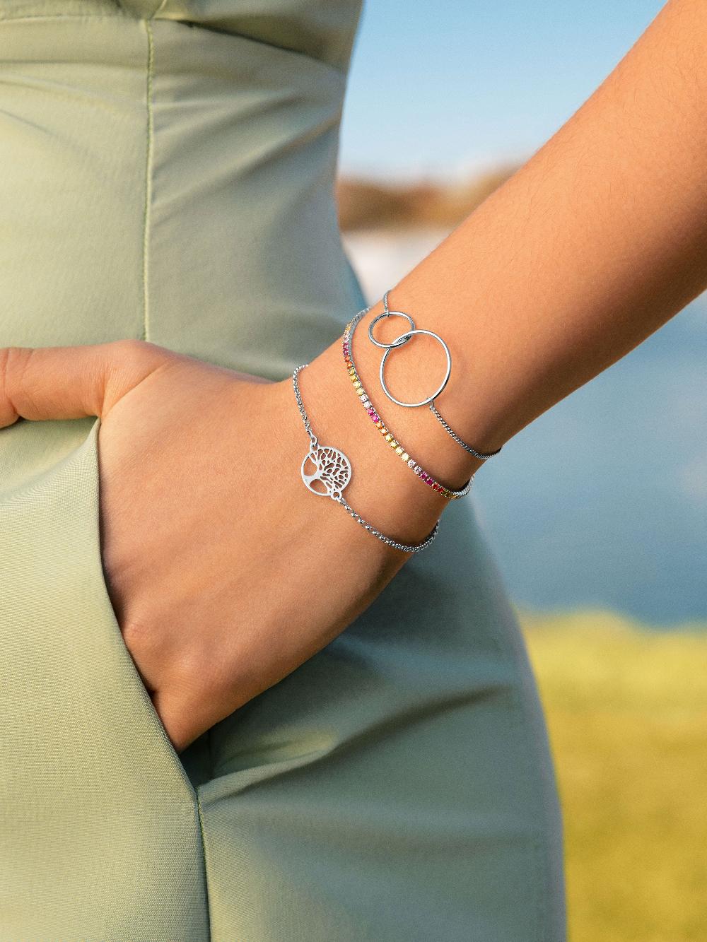 singularu Pulsera Árbol de la Vida Plata Tienda de fábrica