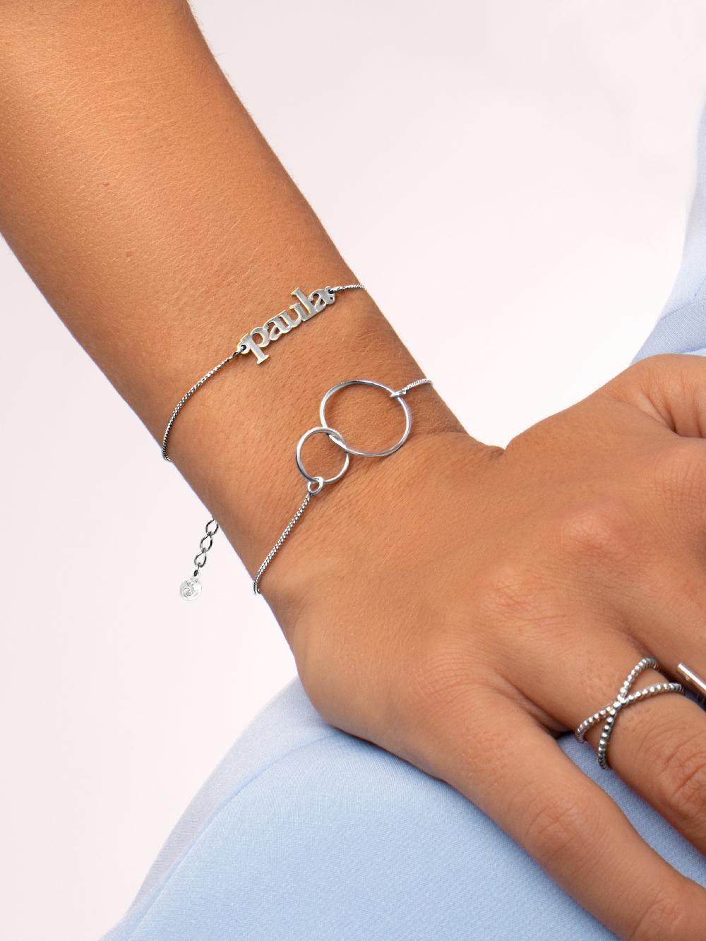 singularu Pulsera Personalizada Monogram Plata Precios de Black Friday