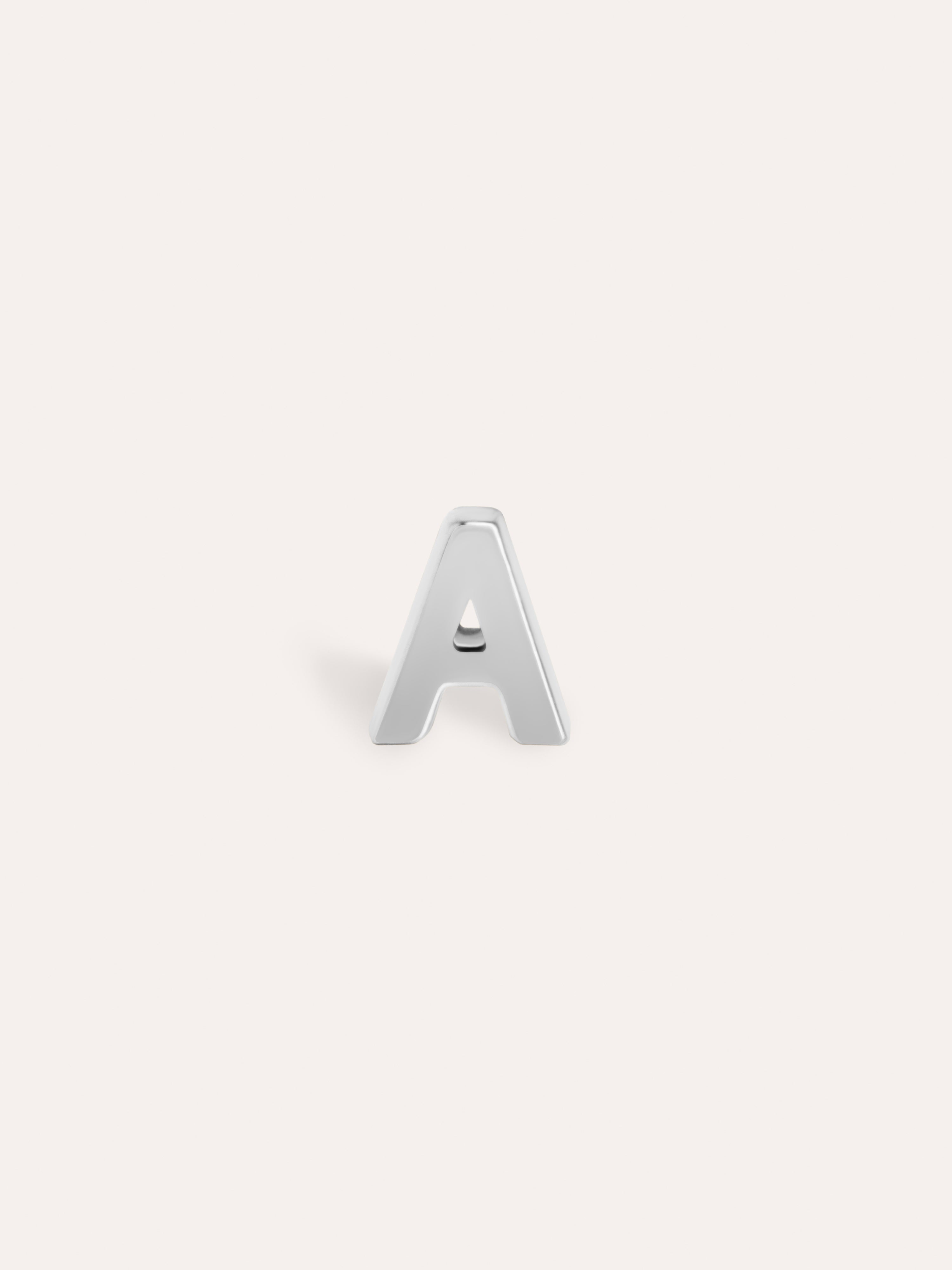 singularu Pendiente Suelto Letter Plata Grandes ahorros