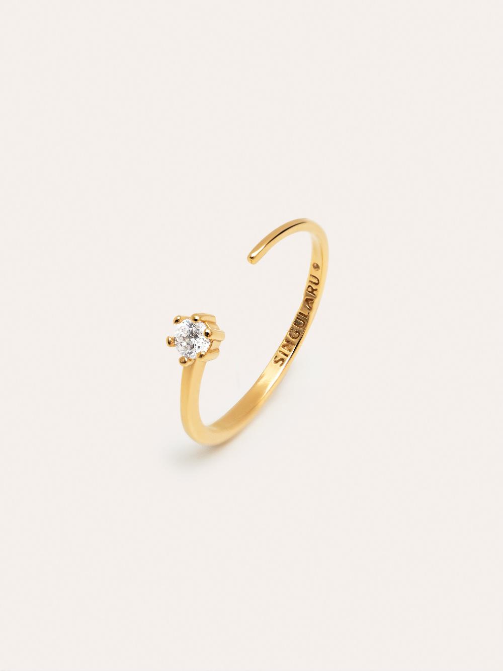 singularu Anillo Sophie Plata Baño Oro Venta caliente