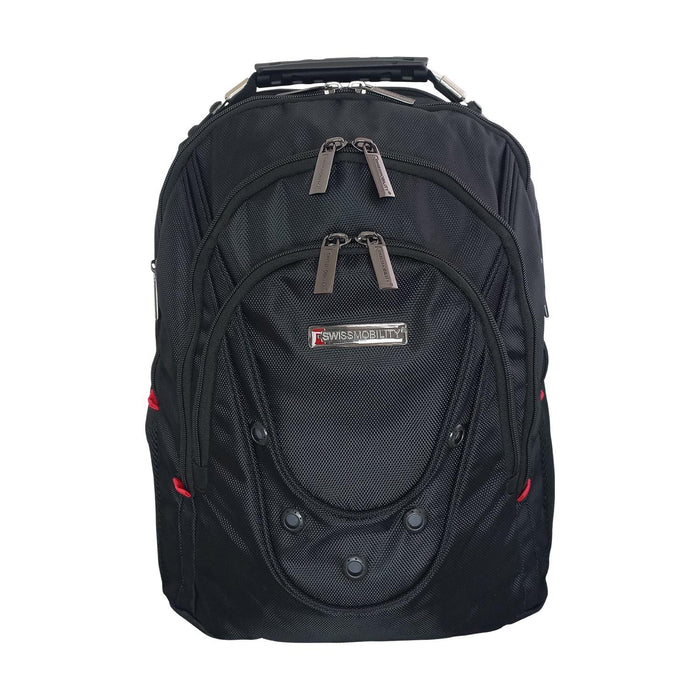 swiss mobility Mochila Portalaptop 17'' BEVERIN Swissmobility Color Negro Ahorra y exporta