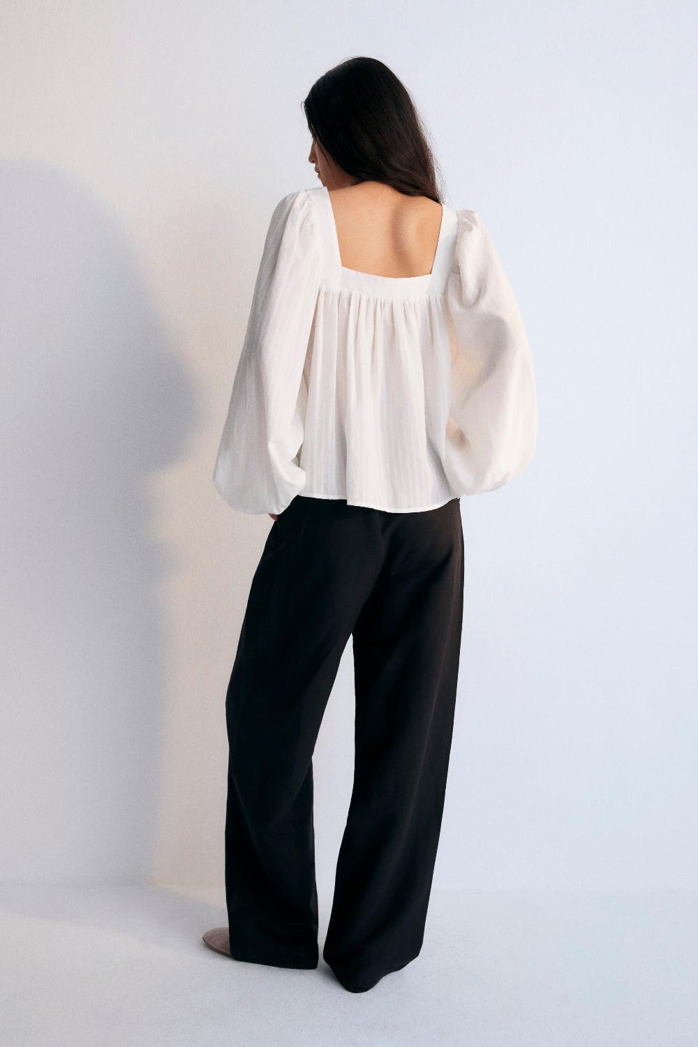 the new society Symi mujer blusa blanca Grandes ahorros