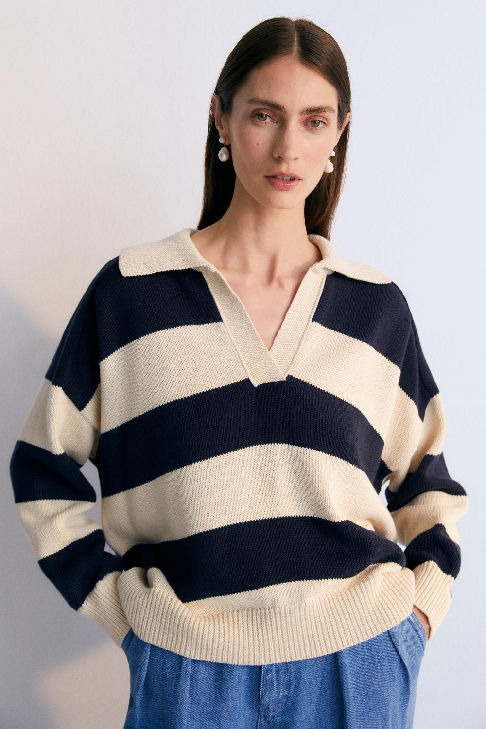 the new society Polo de mujer naxos