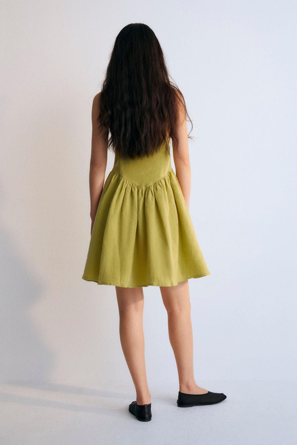 the new society Hera mujer vestido corto palma Promoción trimestral