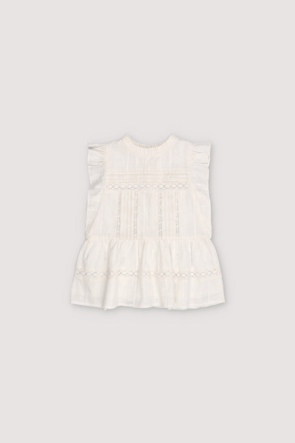 the new society Blusa de corfú blanco Solo hoy