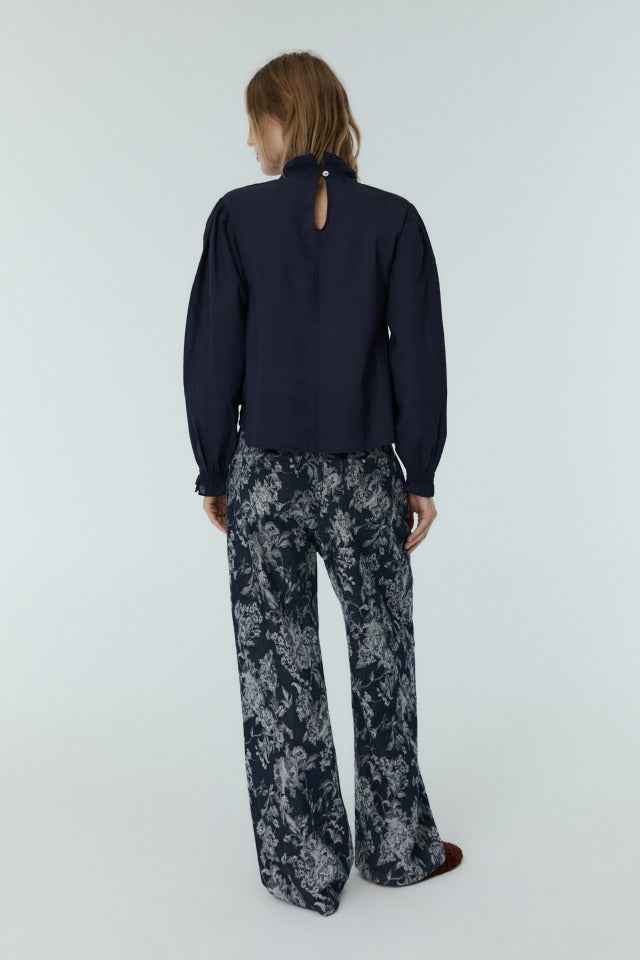 the new society Venus Woman blusa medianoche marina Rebajas baratas