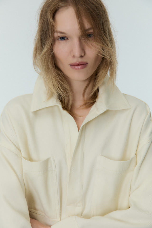 the new society Camisa de mujer Tribeca crema de vainilla Rebajas de fábrica