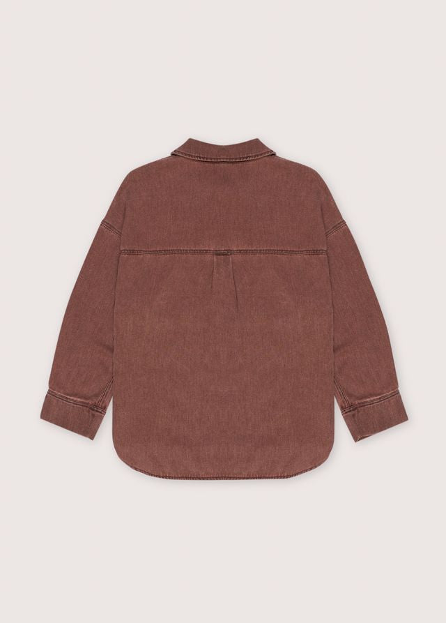 the new society Tribeca Woman Shirt Chestnut Glow Los más vendidos