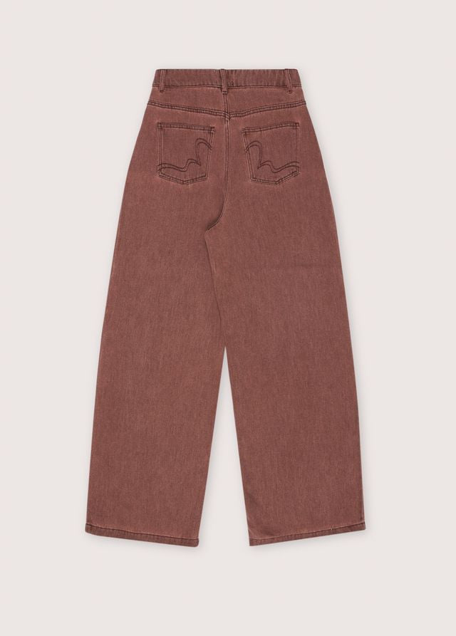 the new society Tribeca Mujer pantalón de castaño GLOW Ventas relámpago