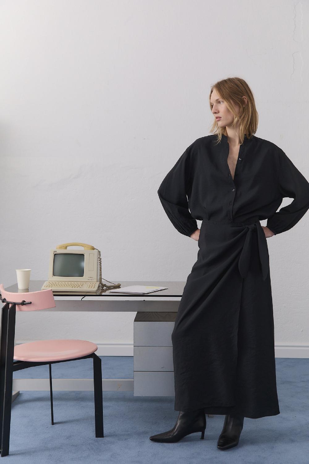 the new society ST.GERMAIN Mujer falda negra Tienda