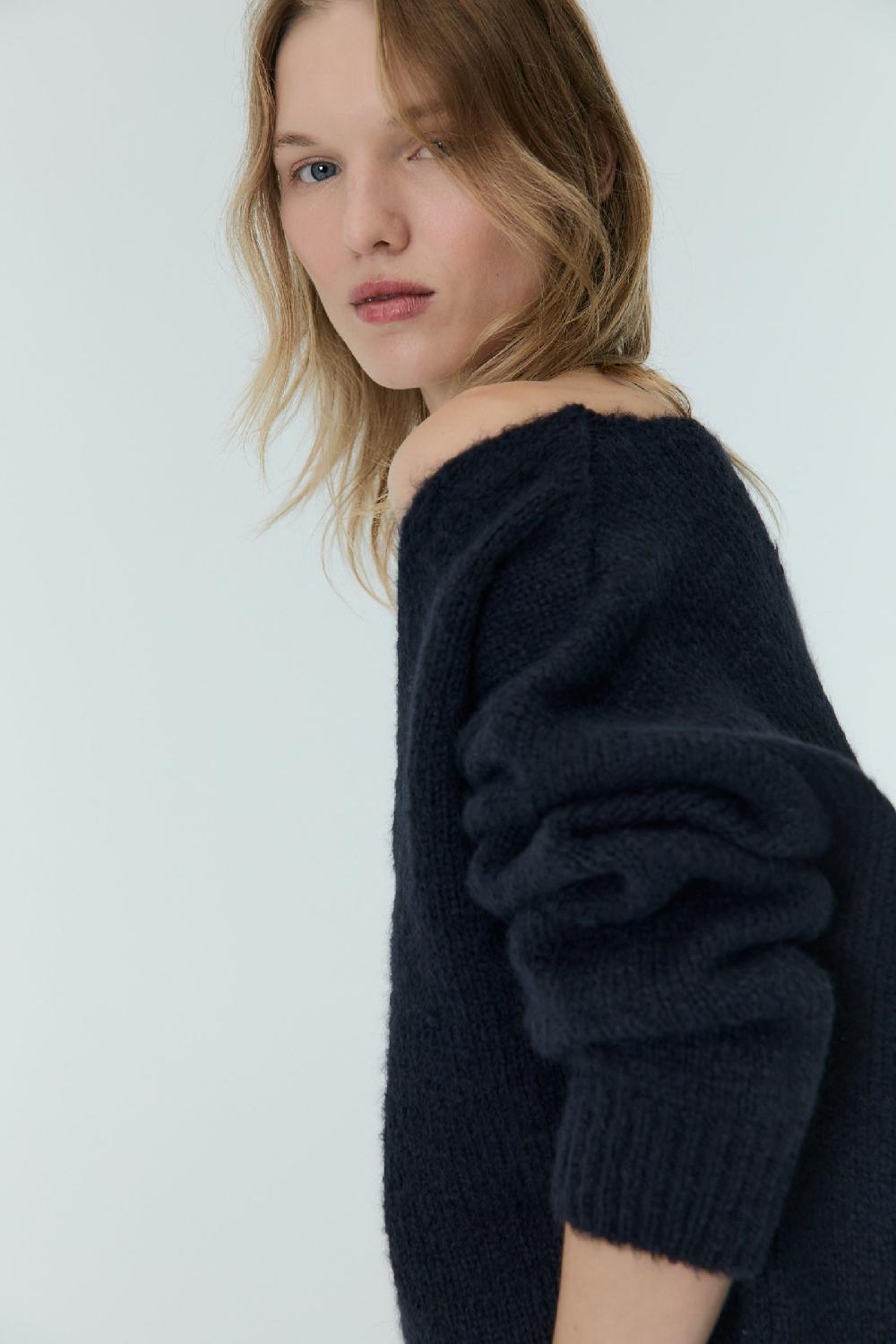 the new society Regina Woman Jumper Midnight Navy Envío gratis