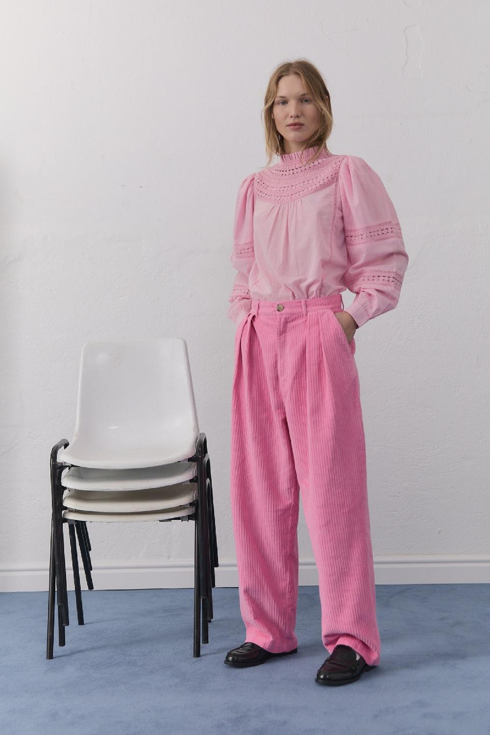the new society North Woman Pant Blush Pink Precio de fábrica