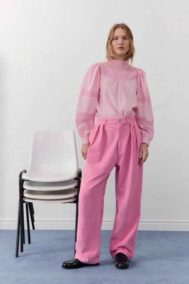 the new society North Woman Pant Blush Pink Precio de fábrica