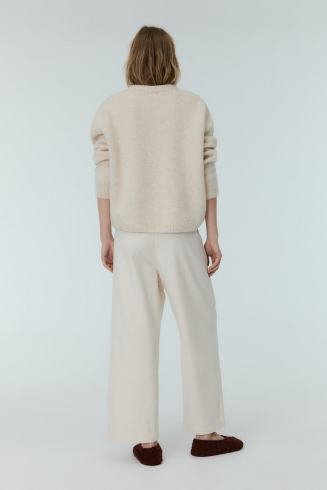 the new society Crema de vainilla de jersey de la mujer calgary Ofertas de temporada