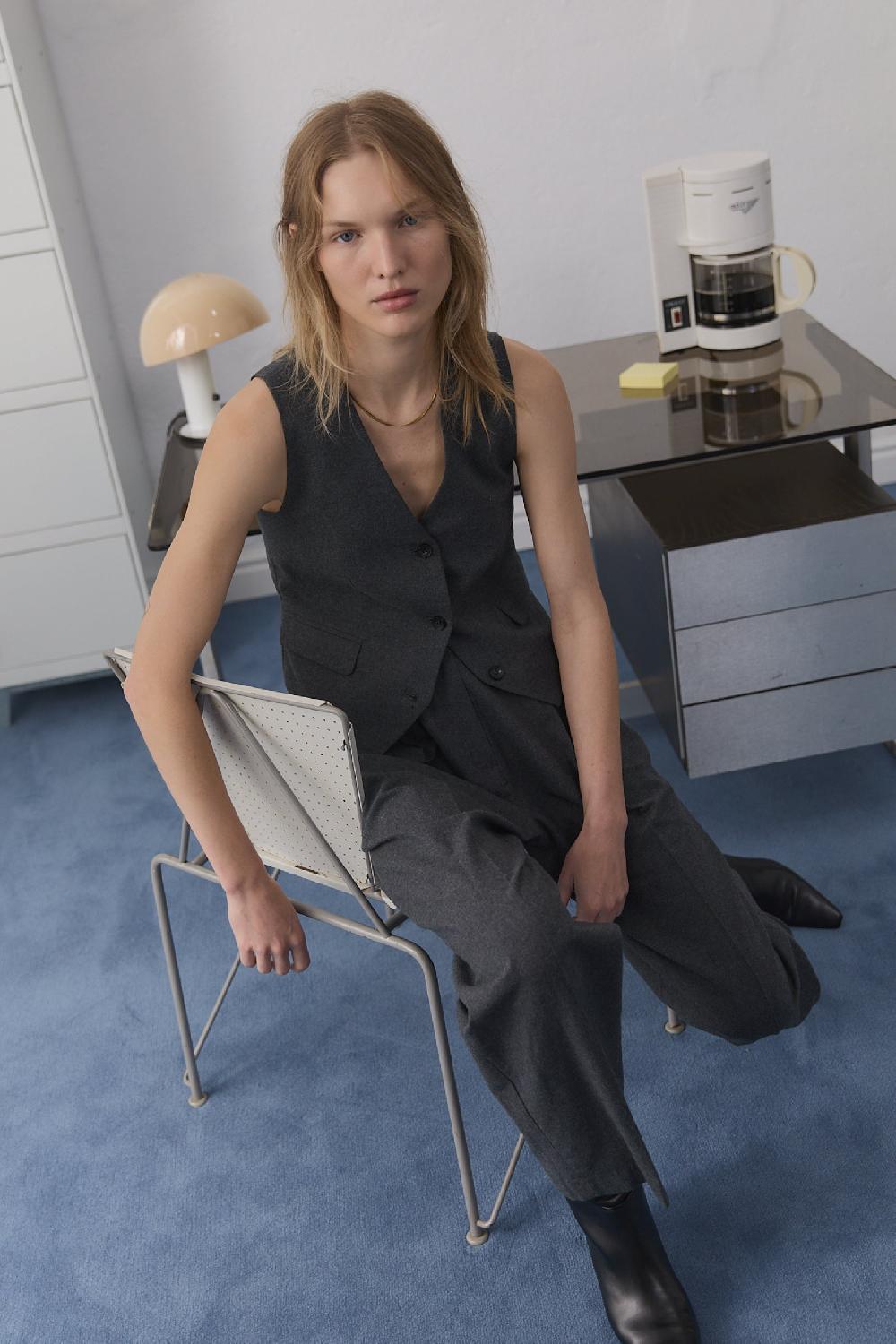 the new society Brooklyn mujer chaleco Ofertas especiales
