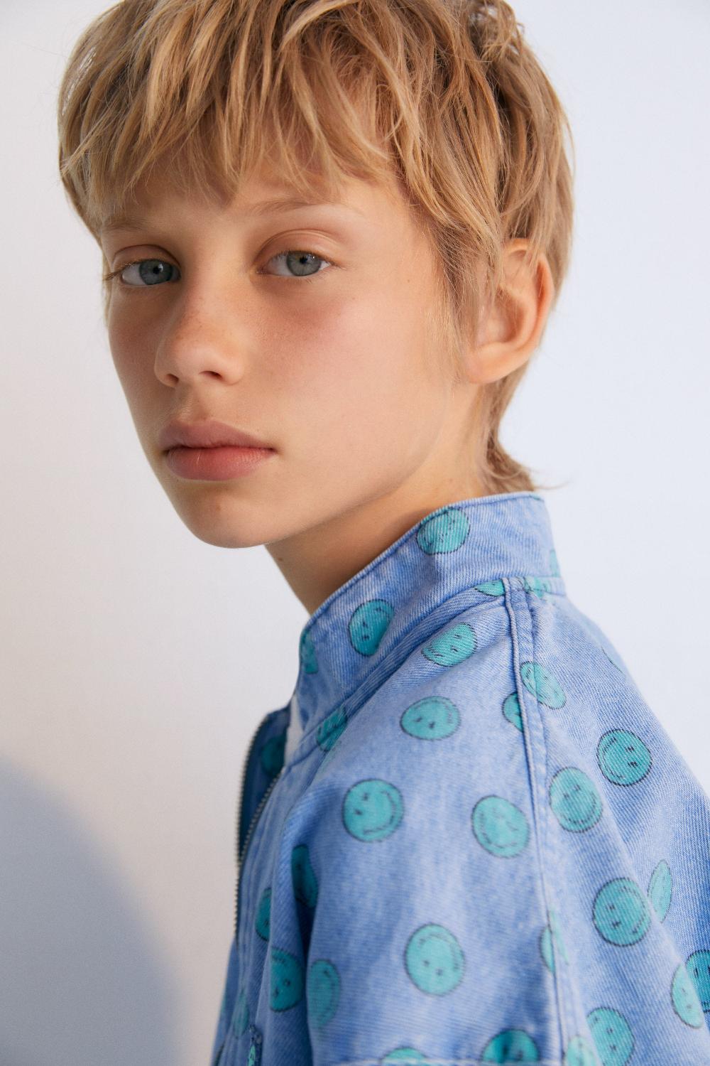 the new society Smiley Denim Bomber SmileyWorld® En línea
