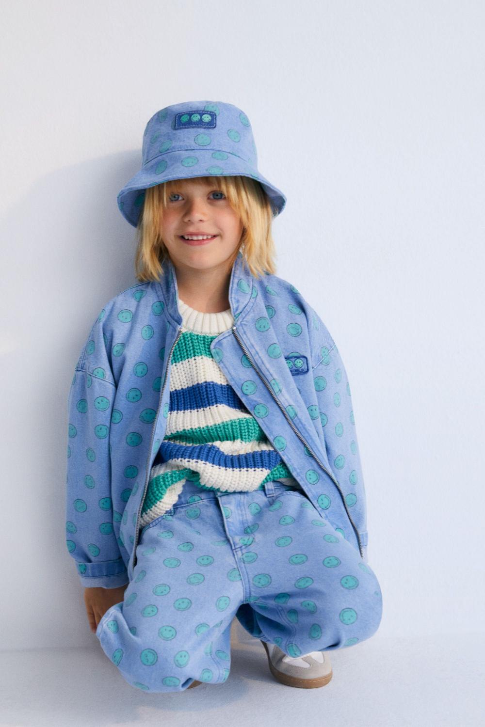 the new society Smiley Denim Bucket SmileyWorld® Venta caliente