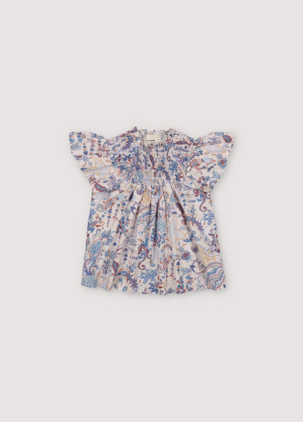 the new society Ocean bluse_sampling 6y Ofertas