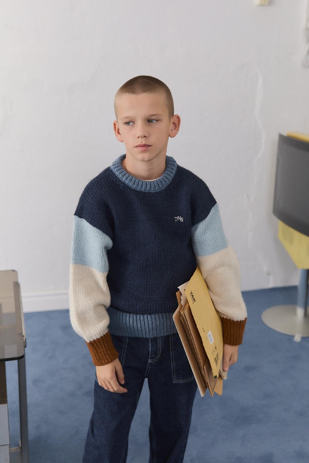 the new society Zernatt Jumper Midnight Navy Envío gratis
