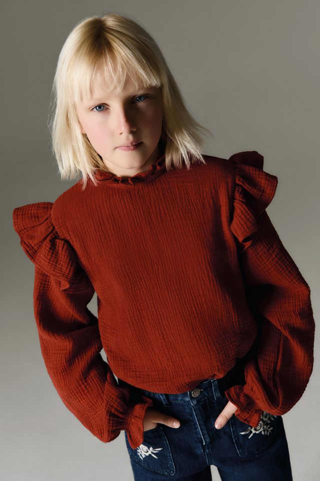 the new society Blusa glaciar rubí anochecer