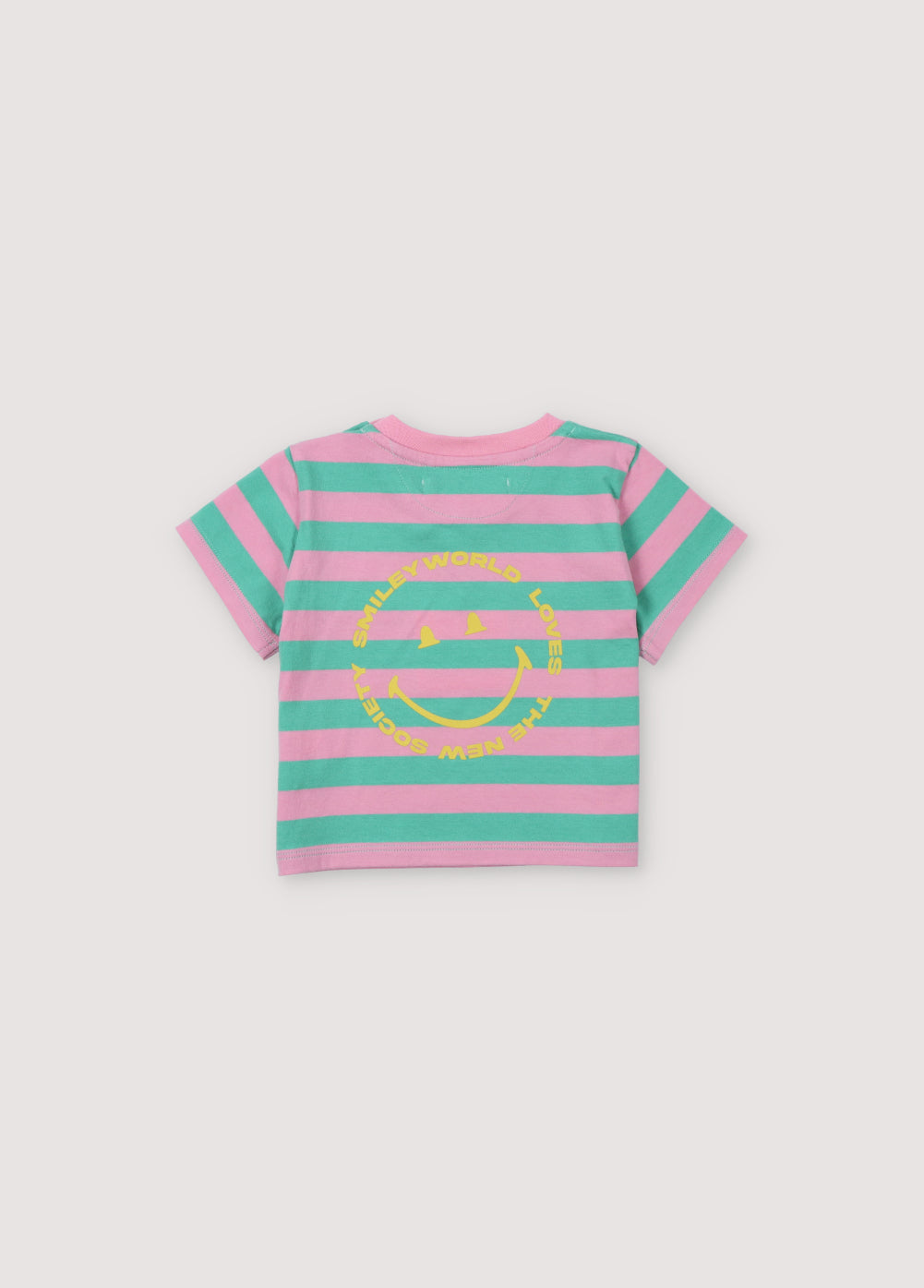 the new society Smiley Baby Camiseta Rayas Hibiscus Rebajas online