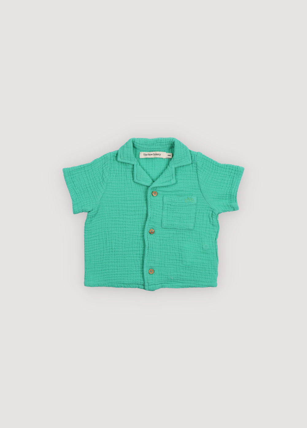the new society Spyros Baby Shirt Jade
