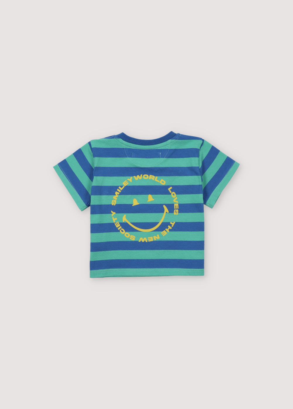 the new society Smiley Baby Camiseta Rayas Cobalto Últimos 3 días