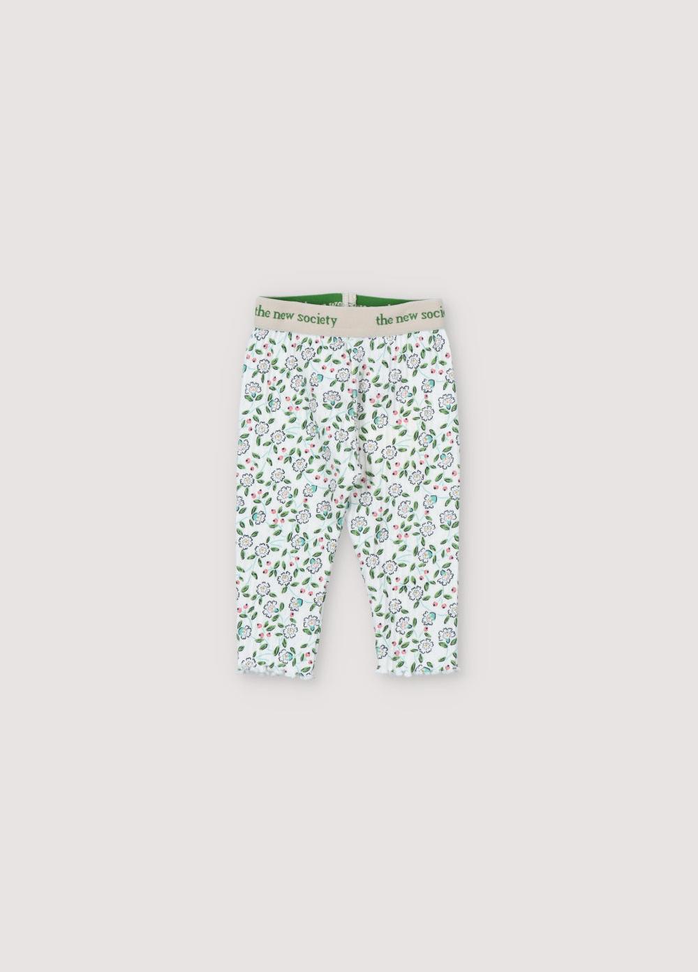 the new society Nicolette Baby Legging Jasmine Flowers estampado