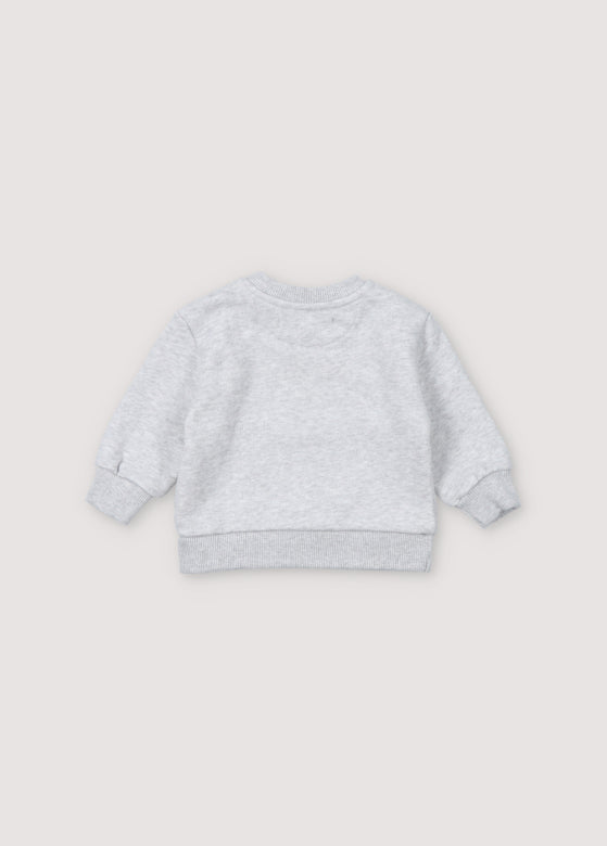 the new society Mykonos Baby Sweinshirt Gray Melange Descuentos del mes