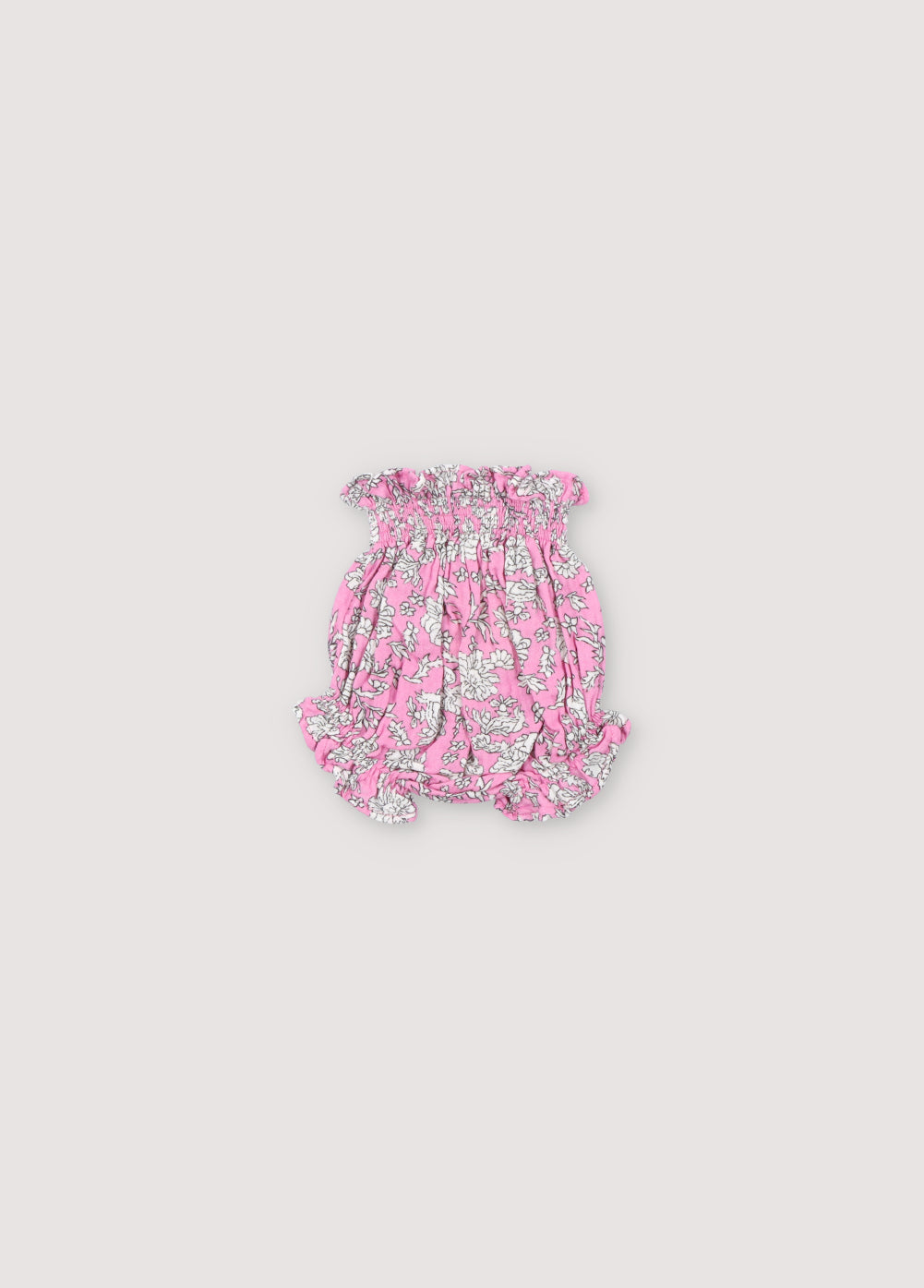 the new society Melina Baby Bloomer Peony Hibiscus Print Ofertas especiales