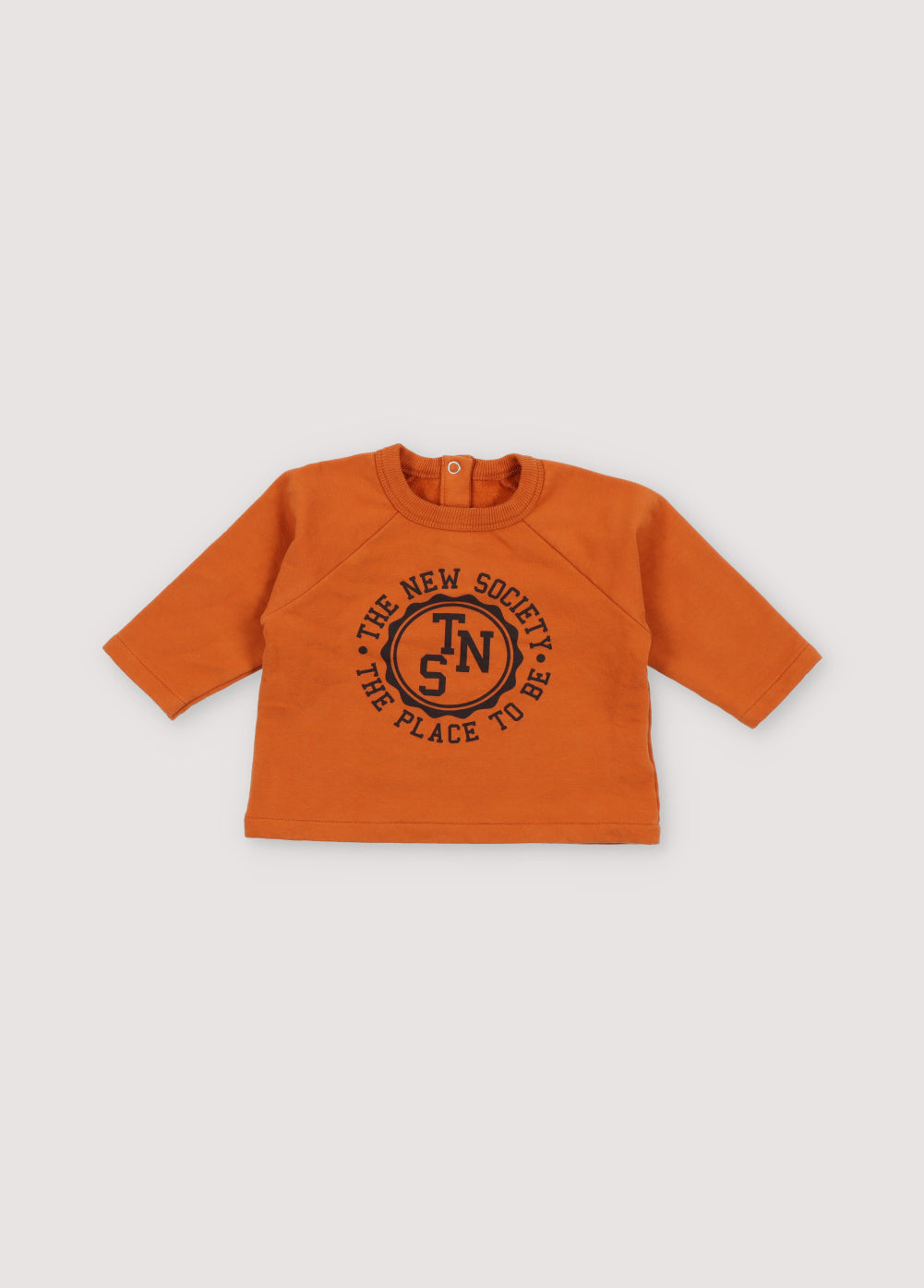 the new society Reine Camiseta especial para bebés Tostado Caramelo