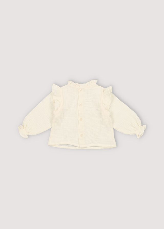 the new society Crema de vainilla de blusa para bebé glaciar Solo queda un día