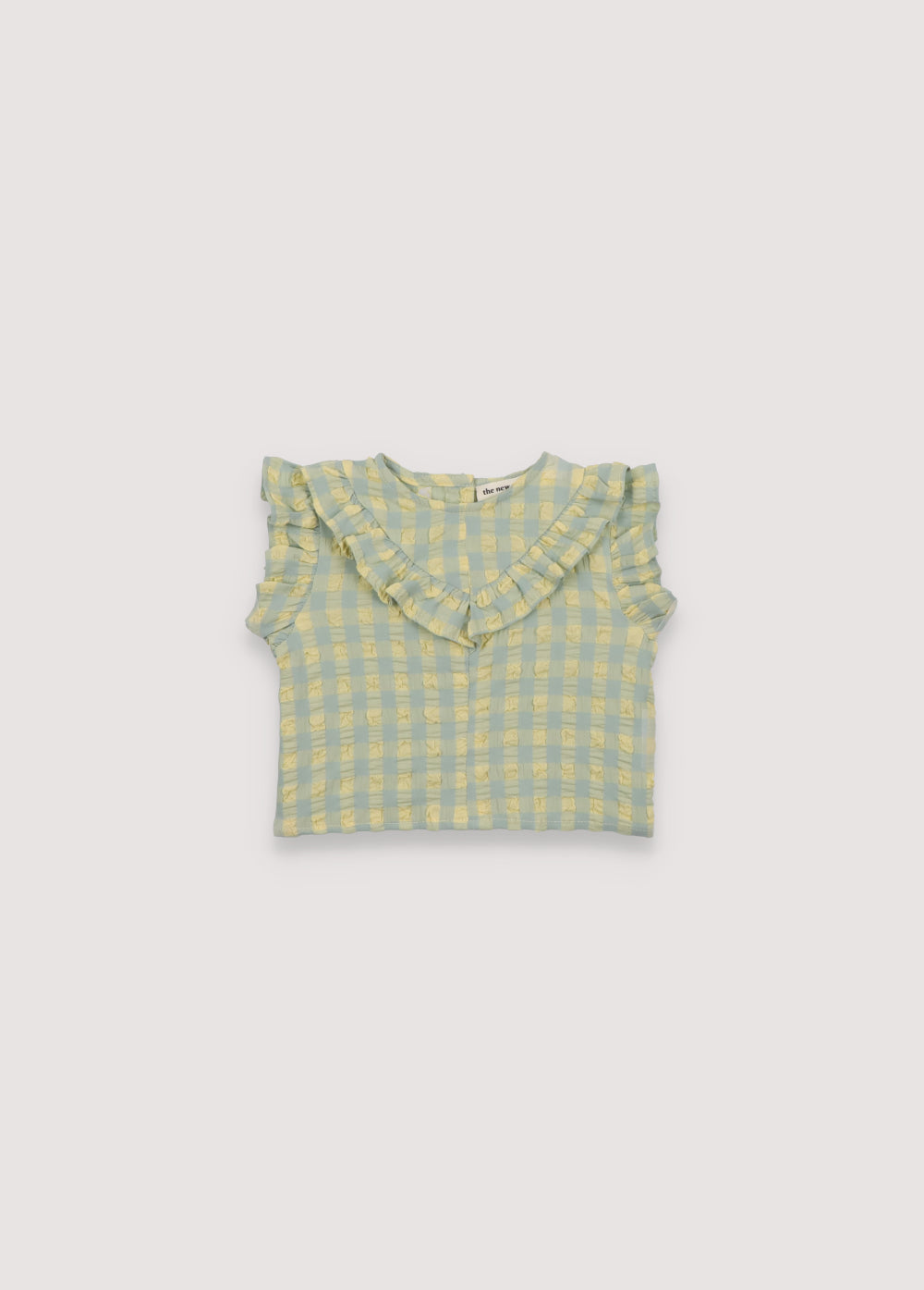 the new society Cañón amarilla blusa para bebés_sampling 6m Venta caliente