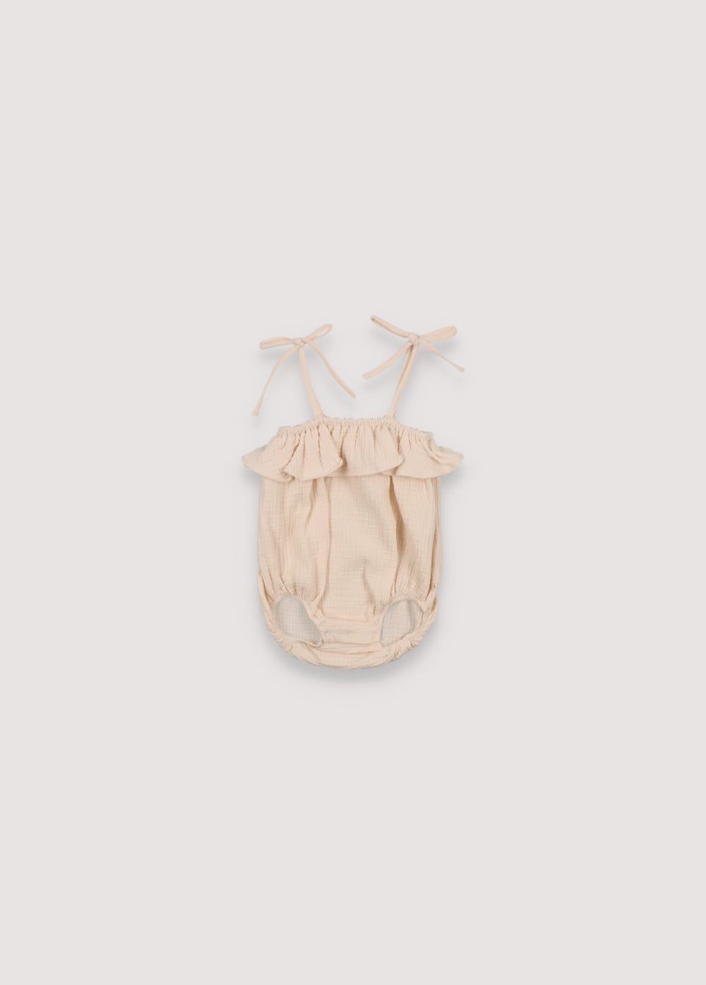 the new society Coachella Baby Rompper Natural_sampling 6m