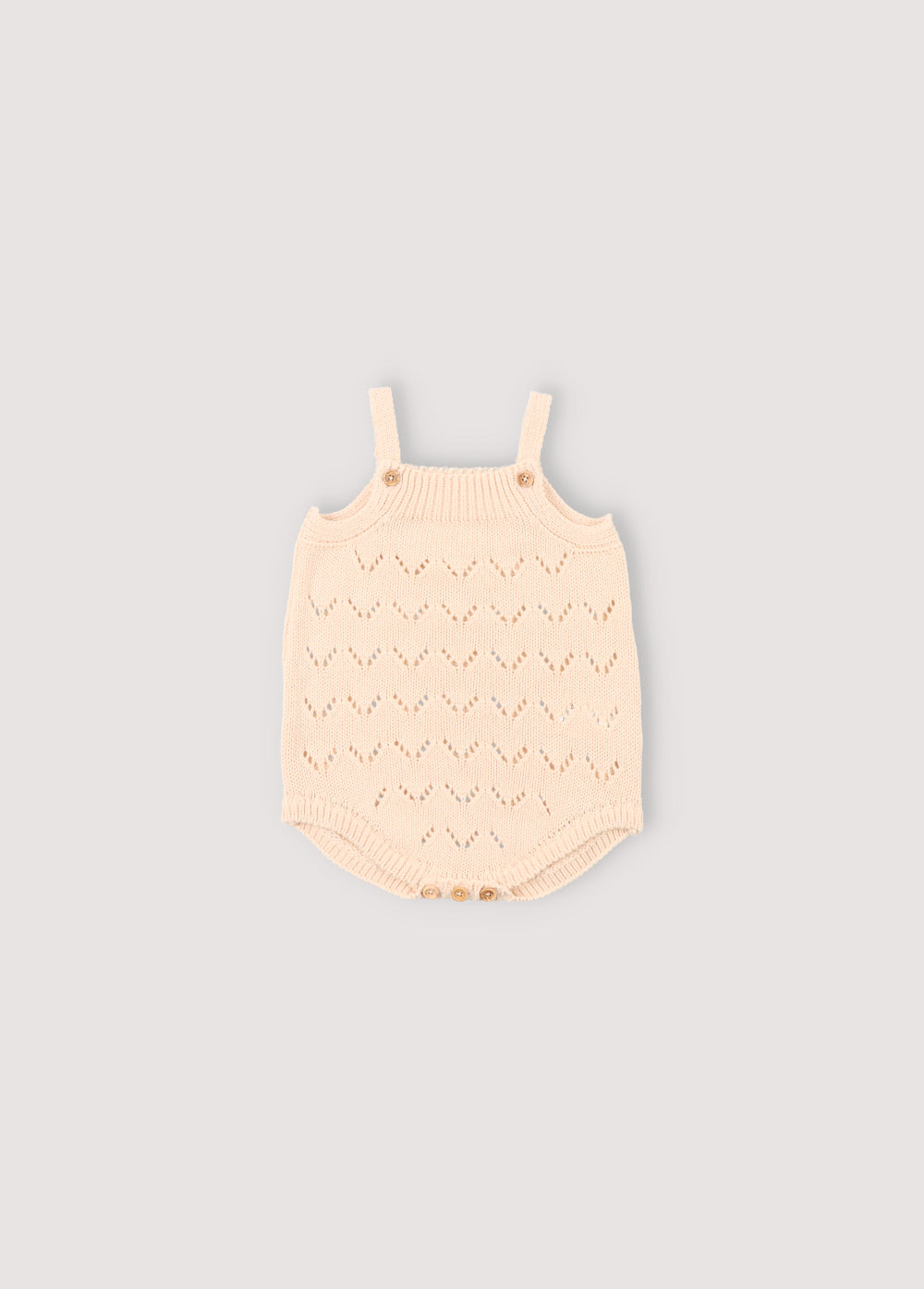 the new society Franklin Baby Rompper Natural_sampling 6m