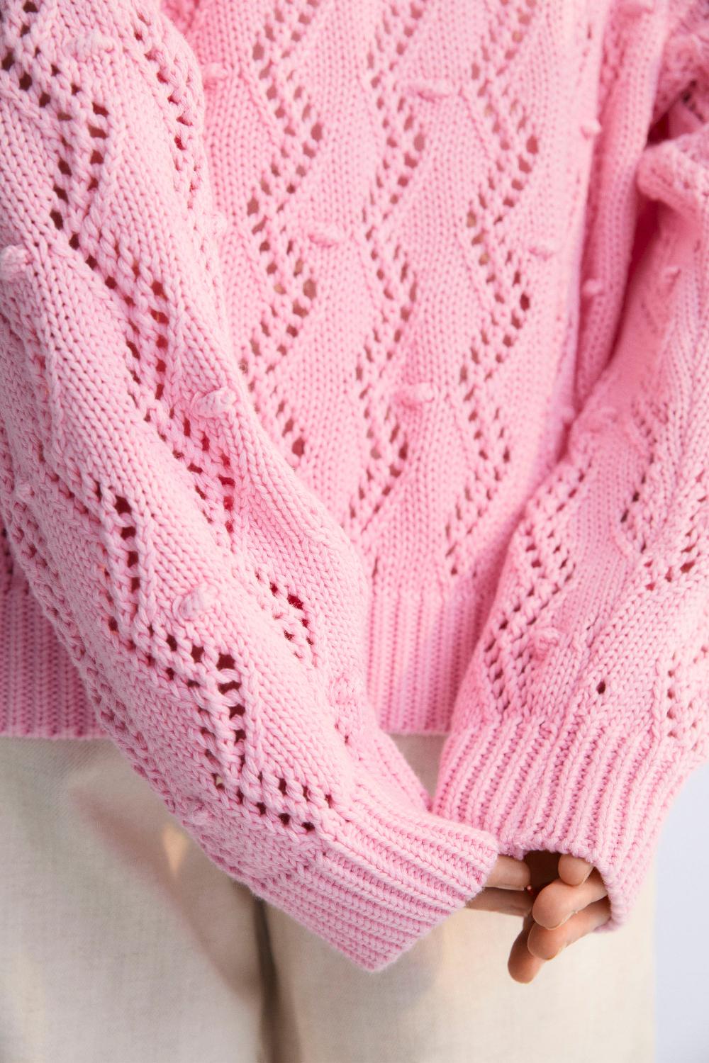 the new society Sifnos Woman Jumper Hibiscus Devoluciones gratuitas
