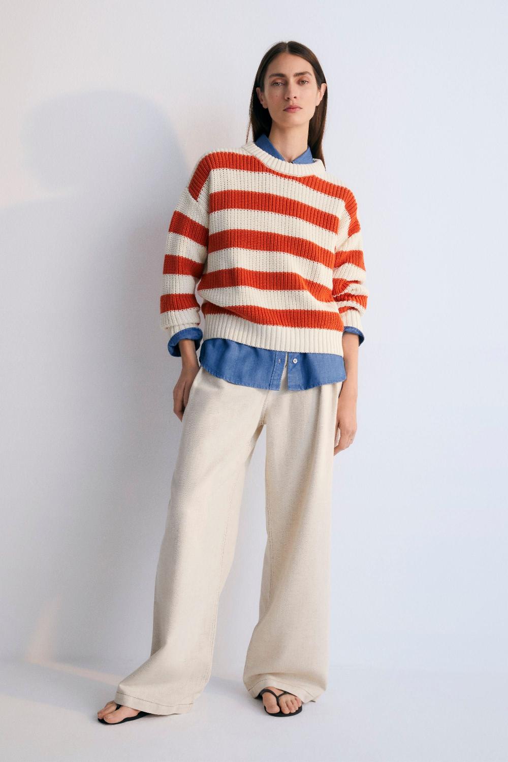 the new society Lassi mujer pantalón de lino vigor 2025