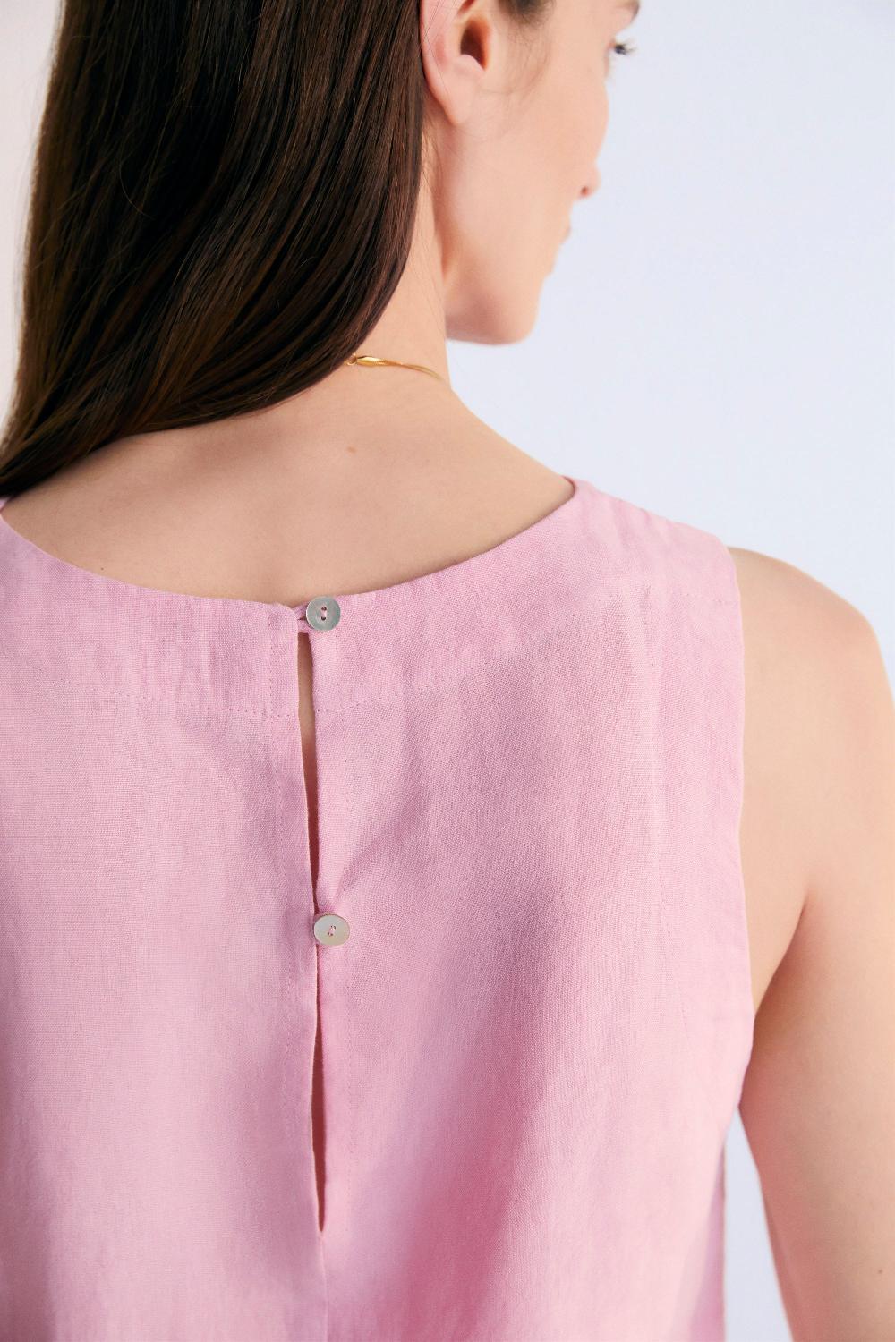 the new society Hera Mujer Top Hibiscus Precio de fábrica