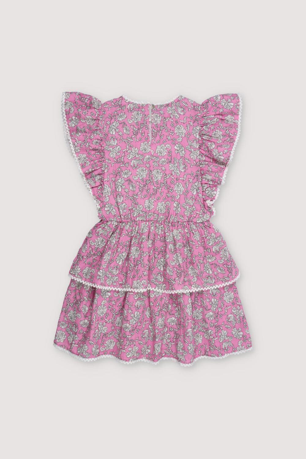 the new society Melina Dress peony hibiscus estampado Outlet online