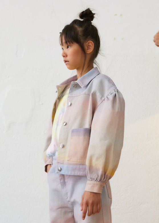 the new society Chaqueta de mezclilla al atardecer Outlet online