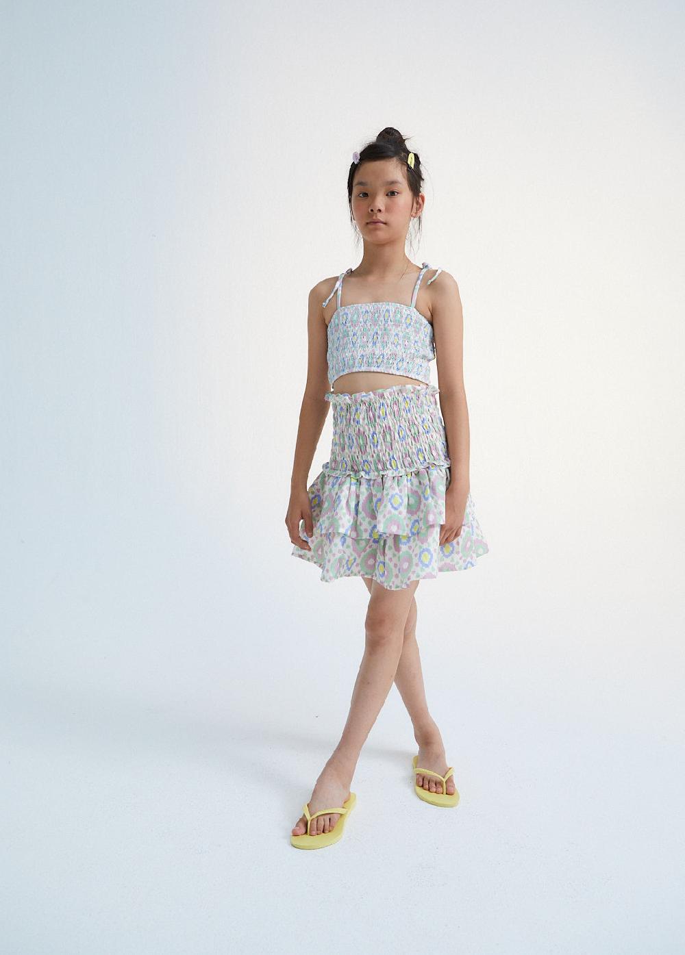 the new society Falda de culver Mejor oferta