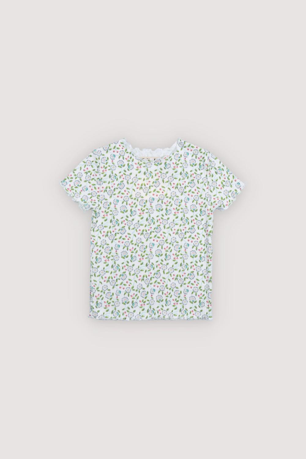 the new society Nicolette Tee Jasmine Flowers estampado