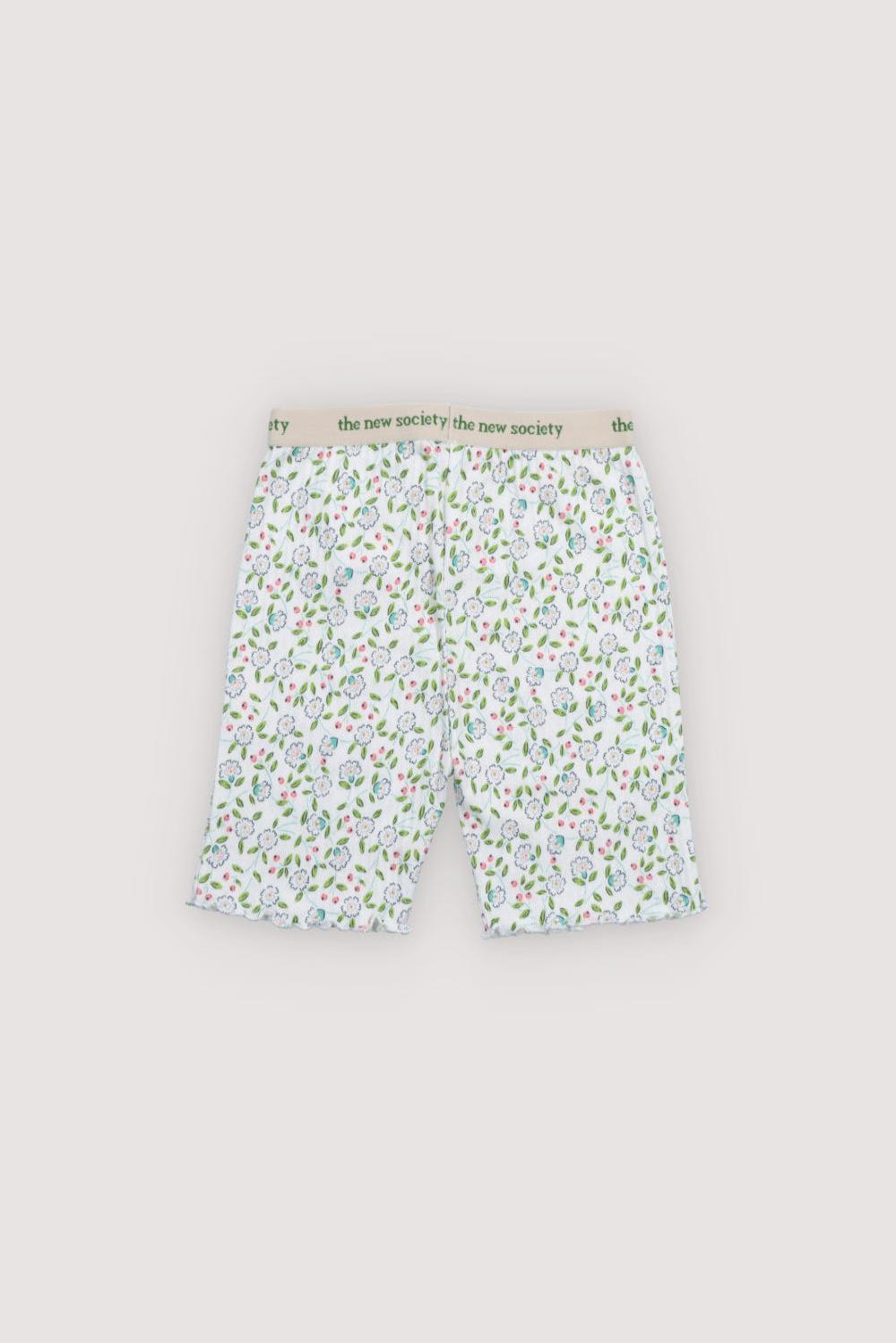 the new society Nicolette Biker Short Jasmine Flowers estampado Devoluciones gratuitas