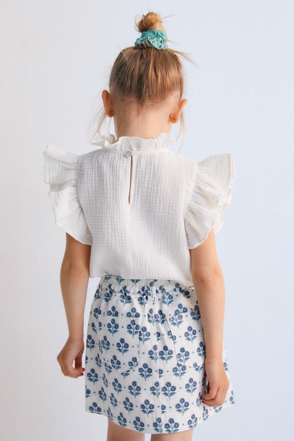 the new society Spyros Blouse Coconut