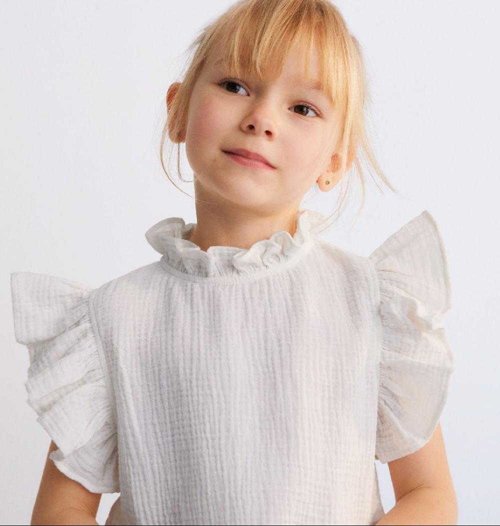 the new society Spyros Blouse Coconut Venta caliente