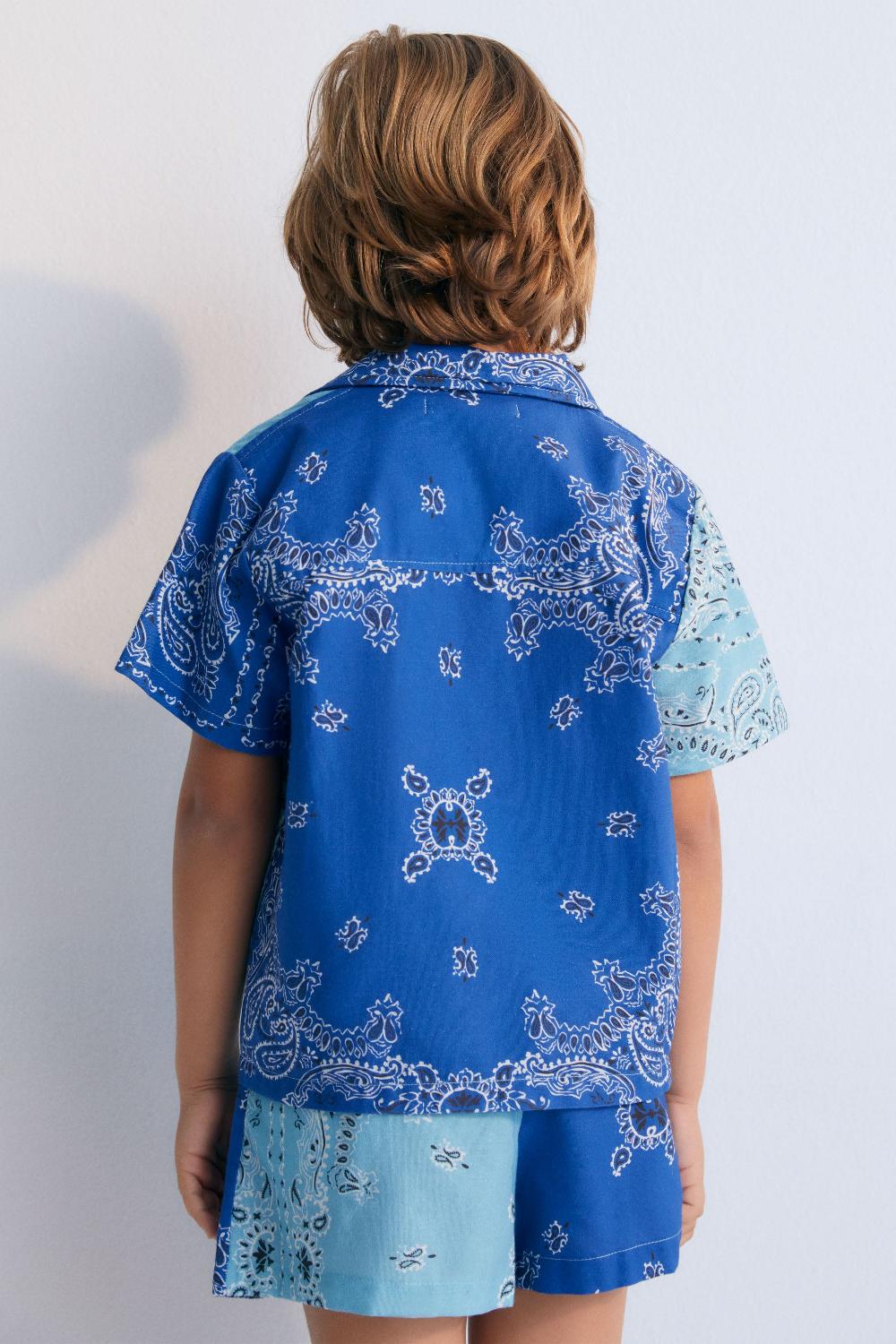 the new society Camisa de Mileto Boy Liquidación