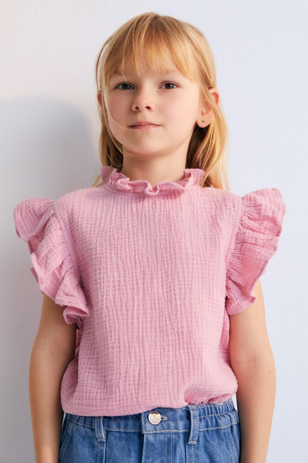 the new society Spyros blusa hibisco