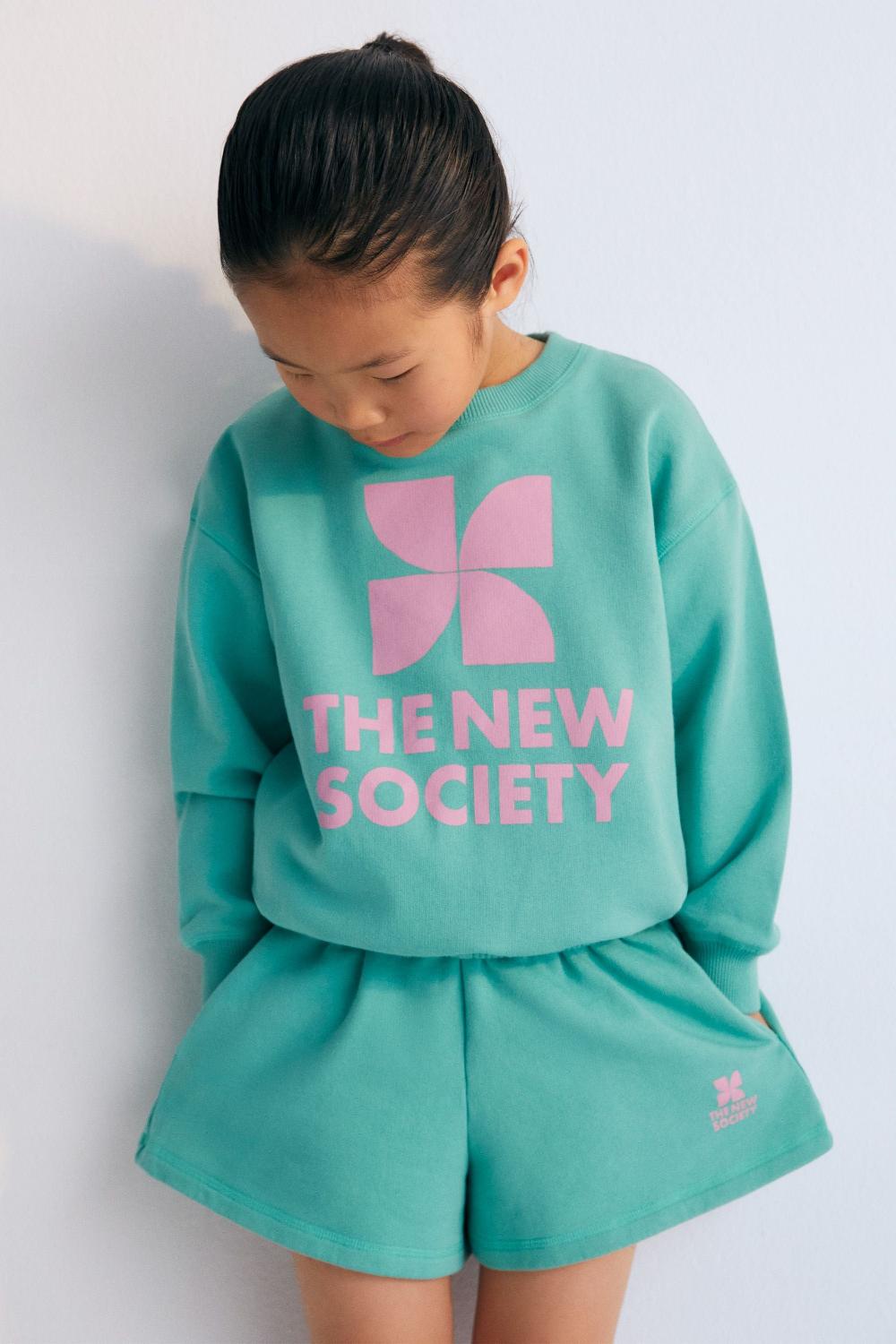 the new society Mykonos sudadera jade