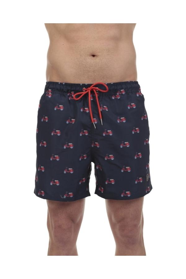 the time of bocha polo team Bañador Moto Hombre The Time Of Bocha QV1SP02 Marino