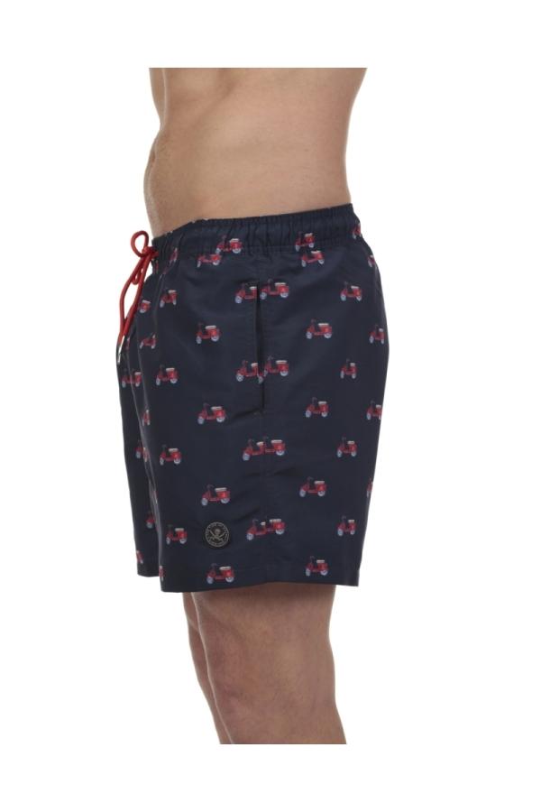 the time of bocha polo team Bañador Moto Hombre The Time Of Bocha QV1SP02 Marino 2025